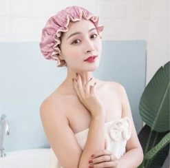 Hazlö Luxe Douchemuts - Douchekapje - Showercap - Donkerroze -Lichaamsverzorging 1200x1187 2