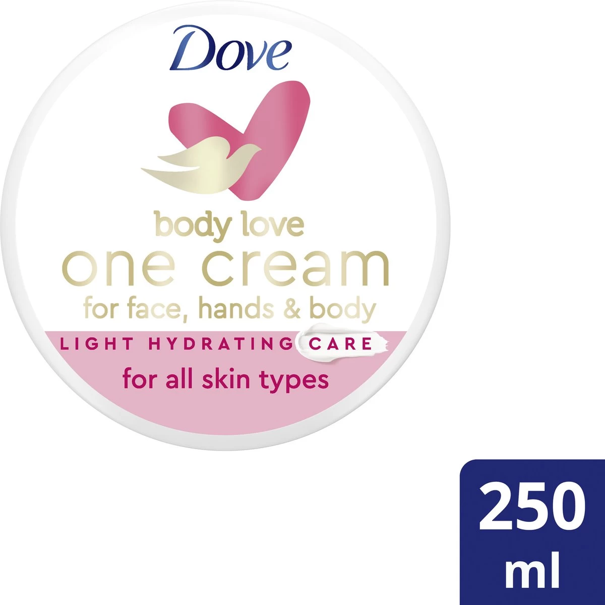 Dove Body Love One Cream Light Hydraterende Bodycrème 250 Ml 1 Dove Body Love One Cream Light Hydraterende Bodycrème 250 Ml