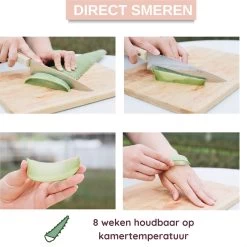 Dr. Green® 1x- Aloë Vera Blad - MAAK GEL IN 3 MINUTEN - 100% Puur - Biologisch -Lichaamsverzorging 1200x1199