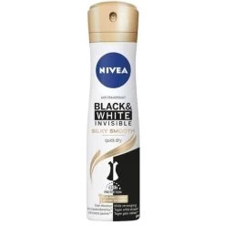NIVEA Black & White Silky Smooth 6 X 150 Ml - Voordeelverpakking - Deodorant Spray -Lichaamsverzorging 1200x1200 1020