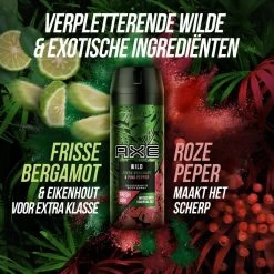 Axe Wild Fresh Bergamot & Pink Pepper Deodorant Bodyspray - 6 X 150 Ml - Voordeelverpakking -Lichaamsverzorging 1200x1200 1030