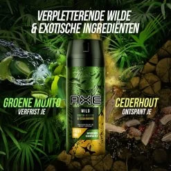 Axe Mojito & Cedarwood Pepper Bodyspray Deodorant - 6 X 150 Ml - Voordeelverpakking -Lichaamsverzorging 1200x1200 1033