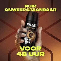 Axe Dark Temptation Bodyspray Deodorant - 4 X 150ml - Voordeelverpakking 11 Axe Dark Temptation Bodyspray Deodorant - 4 X 150ml - Voordeelverpakking -Lichaamsverzorging 1200x1200 1050