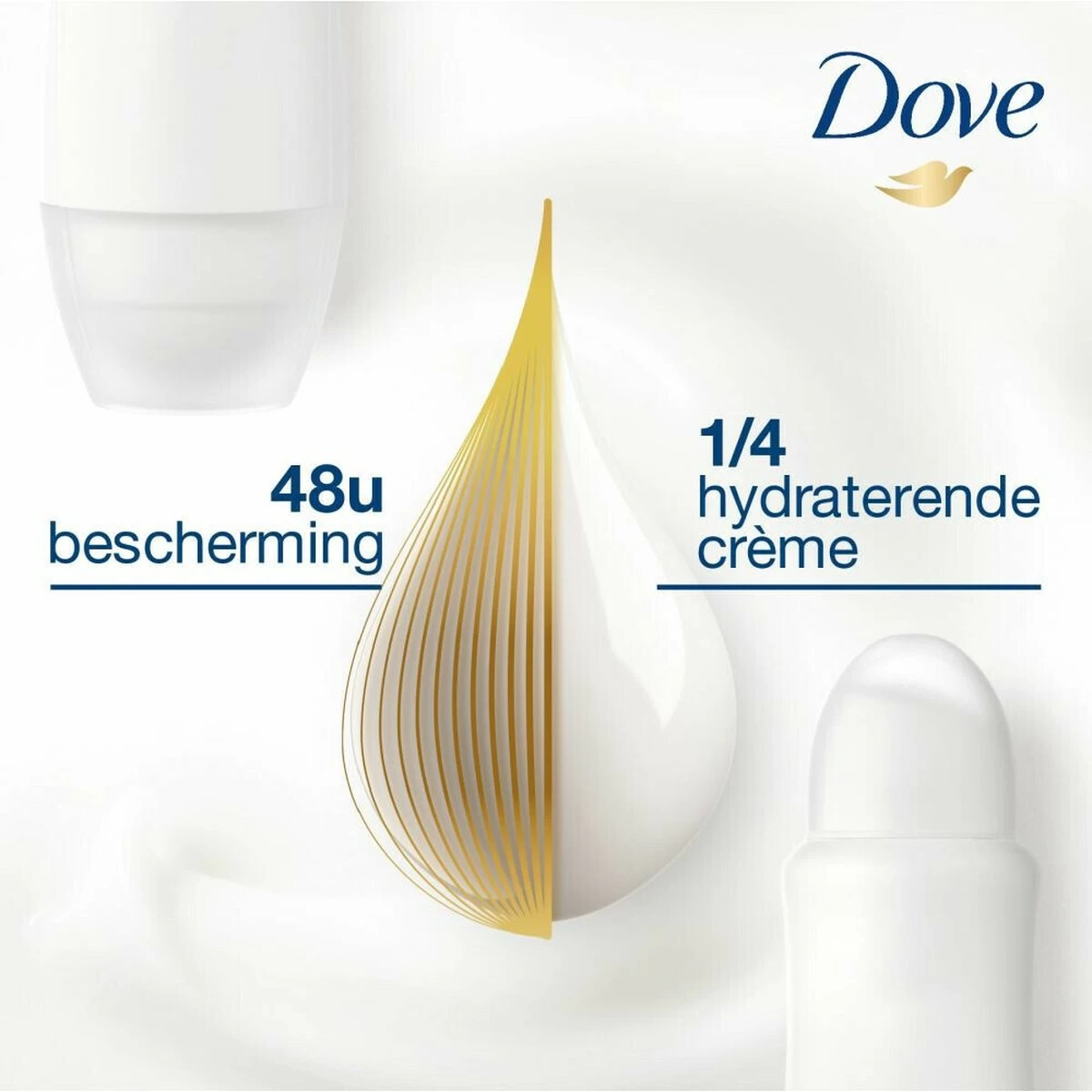 6x Dove Deodorant Roller Original 50 Ml 2 6x Dove Deodorant Roller Original 50 Ml - Afbeelding 2