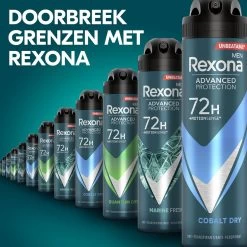 Rexona Men Cobalt Dry Anti-transpirant Deodorant Spray - 6 X 150 Ml - Voordeelverpakking -Lichaamsverzorging 1200x1200 1241