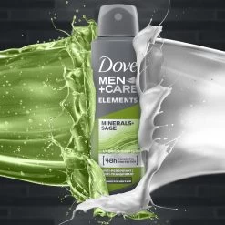 Dove Men+Care Elements Minerals & Sage Anti-Transpirant Deodorant Spray - 6 X 150 Ml - Voordeelverpakking -Lichaamsverzorging 1200x1200 1253