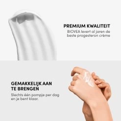 Biovea – Natuurlijke Progesteron Crème – Vermindert Opvliegers, Symptomen Van PMS En Normaliseert Menstruatiecycli – Bouwsteen Voor De Belangrijkste Hormonen – Verhoogt Het Gevoel Van Welzijn – 45 Dagen Voorraad (59 Ml.) -Lichaamsverzorging 1200x1200 322