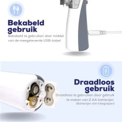 Aerosoltoestel Met 3 Mondstukken - Nebulizer Inhalator - Aerosoltoestel Kinderen, Volwassenen En Baby's - Vernevelaar Inhalator - Gezichtsstomer - Helpt Tegen Luchtwegaandoeningen -Lichaamsverzorging 1200x1200 373