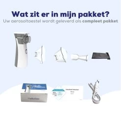 Aerosoltoestel Met 3 Mondstukken - Nebulizer Inhalator - Aerosoltoestel Kinderen, Volwassenen En Baby's - Vernevelaar Inhalator - Gezichtsstomer - Helpt Tegen Luchtwegaandoeningen -Lichaamsverzorging 1200x1200 375