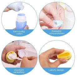 TRVLMORE Reisflesjes Met Etui - Navulbaar - Transparant - 6 Stuks 14 TRVLMORE Reisflesjes Met Etui - Navulbaar - Transparant - 6 Stuks -Lichaamsverzorging 1200x1200 404