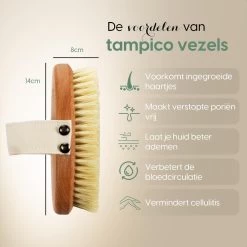 100% Vegan Lichaamsborstel - 0% Plastic - Dry Brushing Badborstel/Droogborstel/Doucheborstel/Huidborstel - Beukenhout -Lichaamsverzorging 1200x1200 418