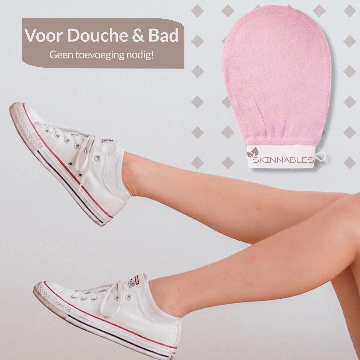 Skinnables Scrub Handschoen - Huidverzorging Voor Hele Lichaam En Gezicht - Douchehandschoen - Exfoliating Glove 2 Skinnables Scrub Handschoen - Huidverzorging Voor Hele Lichaam En Gezicht - Douchehandschoen - Exfoliating Glove - Afbeelding 2