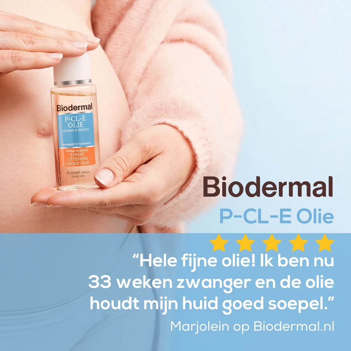 Biodermal P-CL-E Olie - Huidolie - Huidverzorging Voor Striae, Littekens En Droge Huid - Huidolie 75 Ml 8 Biodermal P-CL-E Olie - Huidolie - Huidverzorging Voor Striae, Littekens En Droge Huid - Huidolie 75 Ml - Afbeelding 8