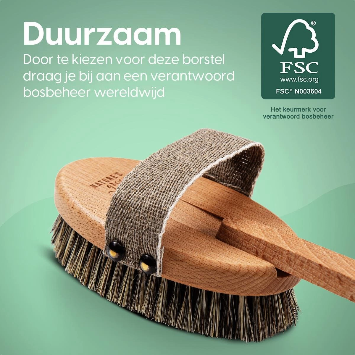 100% Natuurlijke Lichaamsborstel Met Lange Afneembare Steel - Rugborstel Badborstel Doucheborstel - Dry Brushing Huidborstel - Droogborstel - Douche 7 100% Natuurlijke Lichaamsborstel Met Lange Afneembare Steel - Rugborstel Badborstel Doucheborstel - Dry Brushing Huidborstel - Droogborstel - Douche - Afbeelding 7