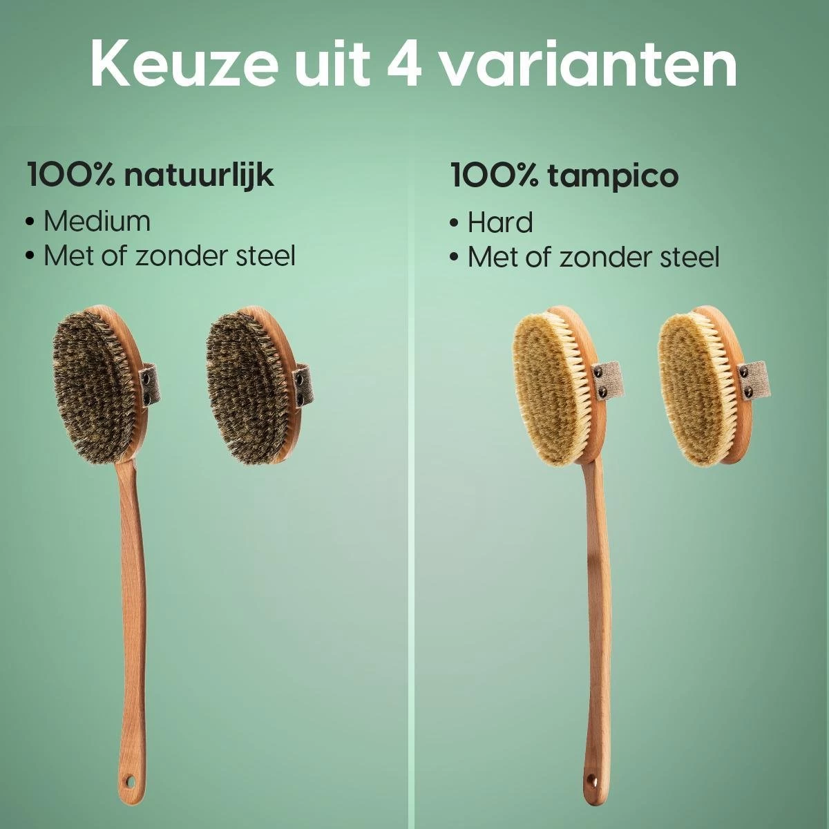 100% Natuurlijke Lichaamsborstel Met Lange Afneembare Steel - Rugborstel Badborstel Doucheborstel - Dry Brushing Huidborstel - Droogborstel - Douche 10 100% Natuurlijke Lichaamsborstel Met Lange Afneembare Steel - Rugborstel Badborstel Doucheborstel - Dry Brushing Huidborstel - Droogborstel - Douche - Afbeelding 10