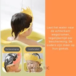 Baby Douchemuts - Baby Douche Kapje - Douchekapje Kind - Baby Douche Hoed - Badmuts Kinderen - Baby Douche Cap - Badmuts Kind - Shower Cap - Douche Muts | Luminatic® | Geel 9 Baby Douchemuts - Baby Douche Kapje - Douchekapje Kind - Baby Douche Hoed - Badmuts Kinderen - Baby Douche Cap - Badmuts Kind - Shower Cap - Douche Muts | Luminatic® | Geel -Lichaamsverzorging 1200x1200 521