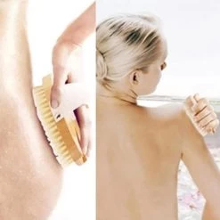 Simia™ Dry Brushing Huidborstel Met Natuurlijke Haren - Huidverbetering - Anti Cellulitis Brush - Lichaamsborstel - Droogborstel -Lichaamsverzorging 1200x1200 541