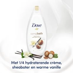 Dove Caring Bath Sheaboter & Vanille Badcrème - 6 X 450 Ml - Voordeelverpakking -Lichaamsverzorging 1200x1200 669