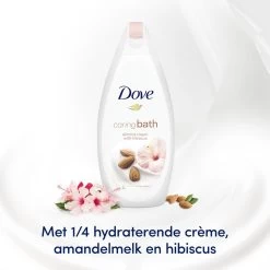 Dove Caring Bath Amandelmelk & Hibiscus Badcrème - 6 X 450 Ml - Voordeelverpakking -Lichaamsverzorging 1200x1200 719