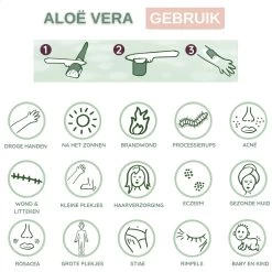 Dr. Green® 1x- Aloë Vera Blad - MAAK GEL IN 3 MINUTEN - 100% Puur - Biologisch -Lichaamsverzorging 1200x1200 99