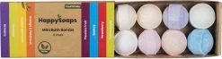 HappySoaps Mini Bath Bombs - Tropical Fruits - 8 Bruisballen In Verschillende Tropische Geuren - 100% Plasticvrij, Vegan & Natuurlijk -Lichaamsverzorging 1200x323 1