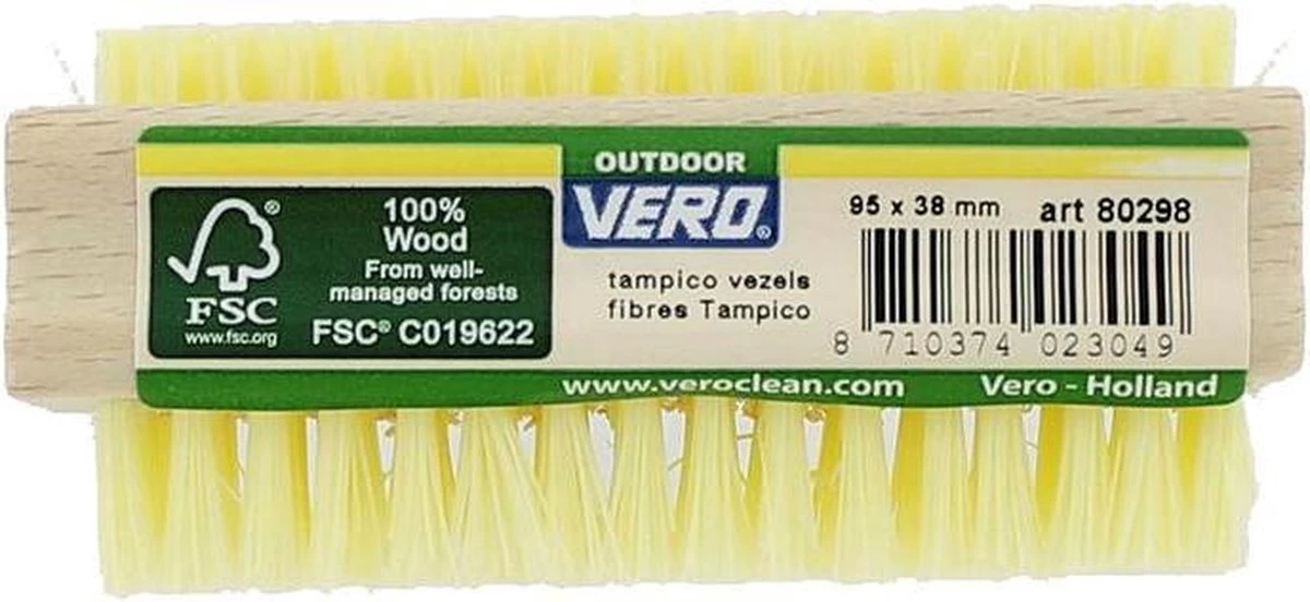 Vero Nagelborstel Dubbel - FSC Hout 4 Vero Nagelborstel Dubbel - FSC Hout - Afbeelding 4