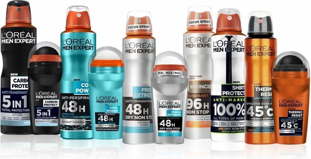 L’Oréal Paris Men Expert Fresh Extreme Deodorant Roller - 6 X 50ml 2 L’Oréal Paris Men Expert Fresh Extreme Deodorant Roller - 6 X 50ml - Afbeelding 2