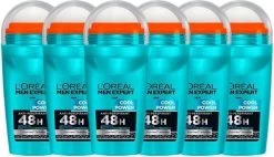 L’Oréal Paris Men Expert Cool Power Deodorant Roller - 6 X 50 Ml -Lichaamsverzorging 1200x691 1