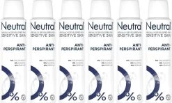 Neutral Deodorant Spray Sensitive Skin - 6 X 150 Ml - Voordeelverpakking
