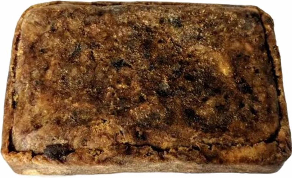 African Black Soap - Afrikaanse Zwarte Zeep - 150 Gram - 100% Natuurlijke Zeep 3 African Black Soap - Afrikaanse Zwarte Zeep - 150 Gram - 100% Natuurlijke Zeep - Afbeelding 3
