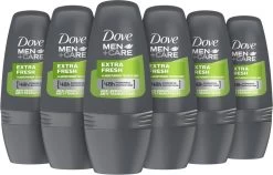 Dove Men+Care Extra Fresh Anti-Transpirant Deodorant Roller - 6 X 50 Ml - Voordeelverpakking