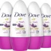 Dove Go Fresh Açaí Berry & Waterlily Anti-Transpirant Deodorant Roller - 6 X 50 Ml - Voordeelverpakking