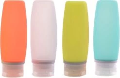 STARMAN Reisflesjes Set - Siliconen - Reisflacons - Handbagage - 100ml - 4 Stuks