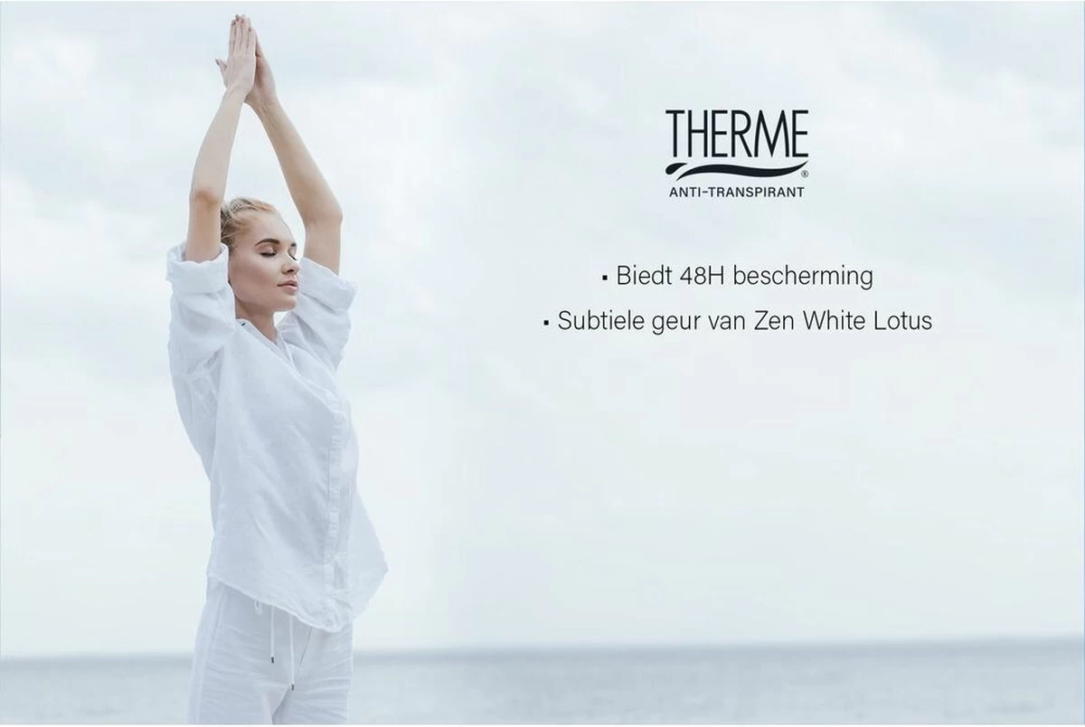 Therme Anti-Transpirant Extra Dry Zen White Lotus Spray 75 Ml 2 Therme Anti-Transpirant Extra Dry Zen White Lotus Spray 75 Ml - Afbeelding 2