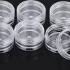 6 Mini Crème Potjes - Proefjes - 3 Grams Potjes - Proef Potjes - Monster Potjes - Cosmetica Potjes - Potjes Met Deksel Plastic 2 Gram- Sample Potjes - Lege Potjes Met Deksel -Zalfpotjes - Plastic Potjes Met Deksel - Potjes Met Schroefdop
