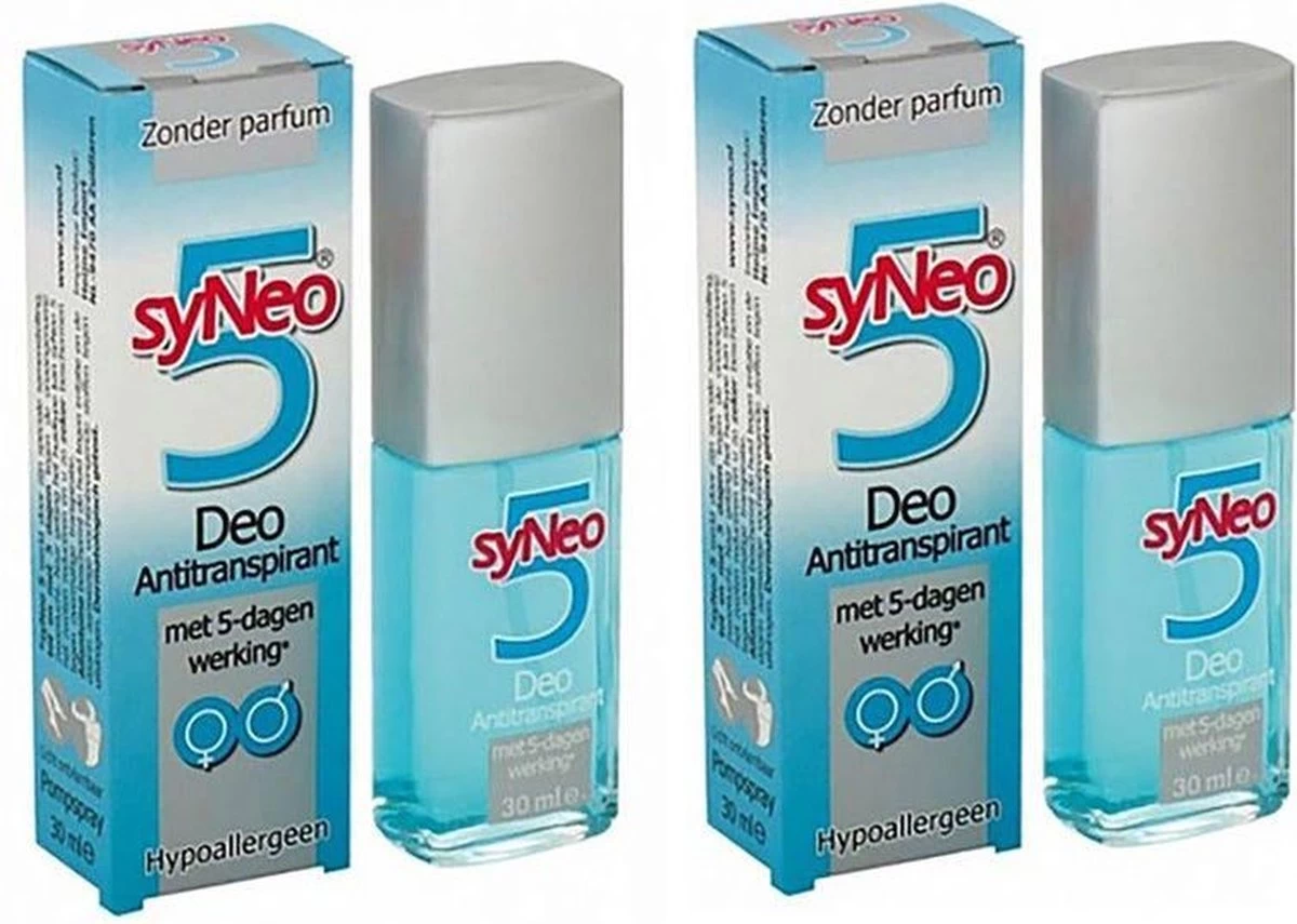 SyNeo 5 Deodorant Anti-Transpirant 2x30ml 1 SyNeo 5 Deodorant Anti-Transpirant 2x30ml