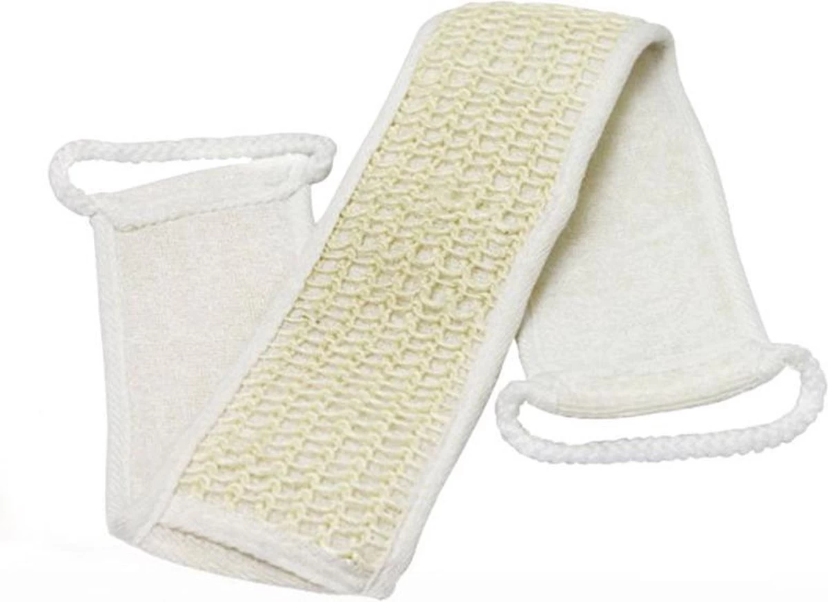 Loofah Massage Borstel - Massage Brush / Lichaamsborstel | Scrub Spons - Badspons - Douchespons - Rugmassage- | Sauna & Welness | Badborstel - Saunaborstel - Rugborstel - Huidborstel - Douche Borstel - Wasborstel - Beige 6 Loofah Massage Borstel - Massage Brush / Lichaamsborstel | Scrub Spons - Badspons - Douchespons - Rugmassage- | Sauna & Welness | Badborstel - Saunaborstel - Rugborstel - Huidborstel - Douche Borstel - Wasborstel - Beige - Afbeelding 6