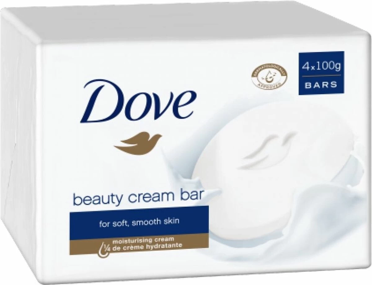 Dove Beauty Cream Original Zeep - 48 X 100 G - Voordeelverpakking 1 Dove Beauty Cream Original Zeep - 48 X 100 G - Voordeelverpakking