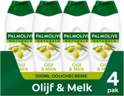 Palmolive® Palmolive Naturals Olijf Douchegel - 4 X 500ml - Douchegel Voordeelverpakking