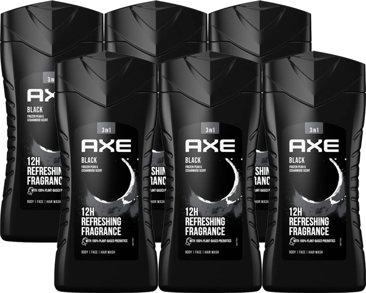 Axe Black 3-in-1 Douchegel - 6 X 250 Ml - Voordeelverpakking 8 Axe Black 3-in-1 Douchegel - 6 X 250 Ml - Voordeelverpakking - Afbeelding 8