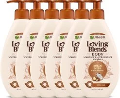 Garnier Loving Blends Body - Kokosmelk & Macadamia Bodymilk - 6 X 250 Ml - Voordeelverpakking