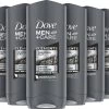 Dove Men+Care Douchegel Man Charcoal & Clay - 6 X 250 Ml - Voordeelverpakking