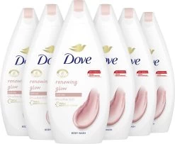 Dove Renewing Glow Douchegel - 6 X 450 Ml - Voordeelverpakking