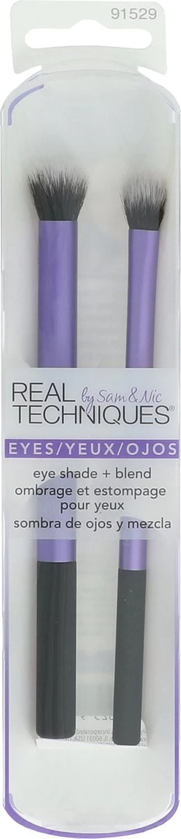 Real Techniques - Techniques Eye Shade + Blend Brush + Bonus Brush 4 Real Techniques - Techniques Eye Shade + Blend Brush + Bonus Brush - Afbeelding 4