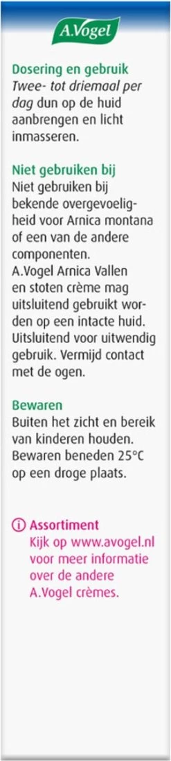 A.Vogel Arnica Vallen En Stoten Crème - Verzorgt De Blauwverkleurde Huid - 30 G 12 A.Vogel Arnica Vallen En Stoten Crème - Verzorgt De Blauwverkleurde Huid - 30 G -Lichaamsverzorging 270x1200