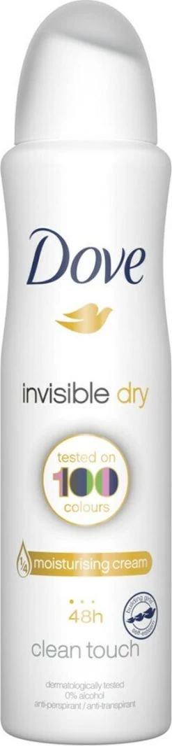 Dove Invisible Dry Anti-transpirant Deodorant - 6 X 150 Ml - Voordeelverpakking -Lichaamsverzorging 278x1200