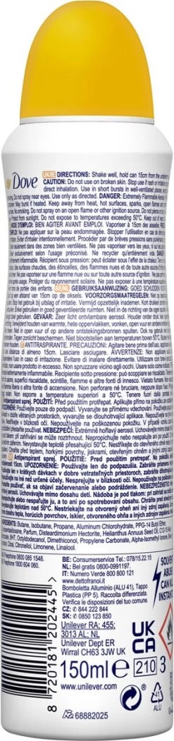 Dove Go Fresh Mix Anti-transpirant Deodorant Spray- 5 Stuks - Voordeelverpakking 19 Dove Go Fresh Mix Anti-transpirant Deodorant Spray- 5 Stuks - Voordeelverpakking -Lichaamsverzorging 282x1200 10