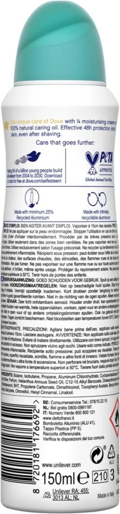 Dove Go Fresh Pear & Aloë Vera Anti-transpirant Deodorant - 6 X 150 Ml - Voordeelverpakking 17 Dove Go Fresh Pear & Aloë Vera Anti-transpirant Deodorant - 6 X 150 Ml - Voordeelverpakking -Lichaamsverzorging 282x1200 3