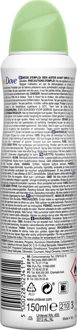 Dove Go Fresh Mix Anti-transpirant Deodorant Spray- 5 Stuks - Voordeelverpakking 12 Dove Go Fresh Mix Anti-transpirant Deodorant Spray- 5 Stuks - Voordeelverpakking -Lichaamsverzorging 282x1200 7