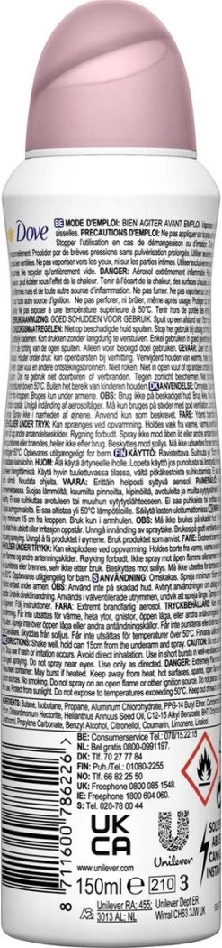 Dove Go Fresh Mix Anti-transpirant Deodorant Spray- 5 Stuks - Voordeelverpakking 13 Dove Go Fresh Mix Anti-transpirant Deodorant Spray- 5 Stuks - Voordeelverpakking -Lichaamsverzorging 282x1200 8